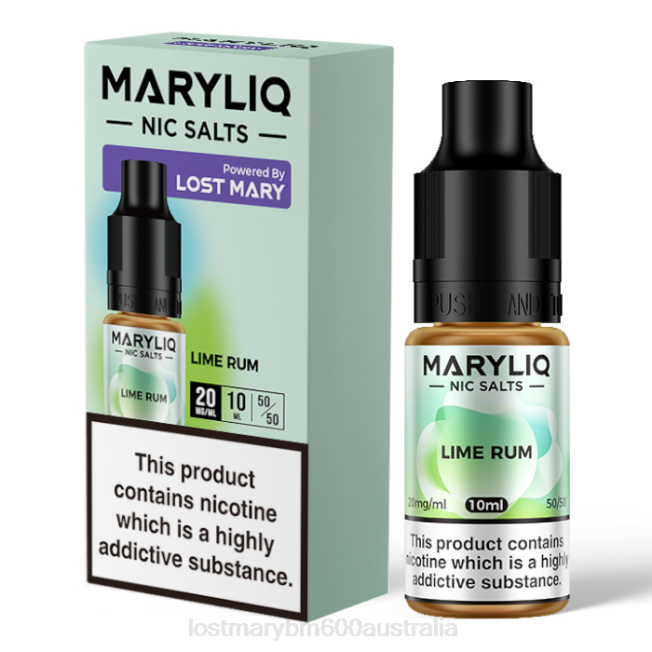 Lost Mary Bm600 Australia L64B212 LOST MARY MARYLIQ Nic Salts - 10ml Lime