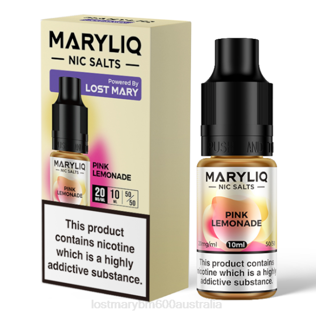 Lost Mary Flavours L64B215 LOST MARY MARYLIQ Nic Salts - 10ml Pink