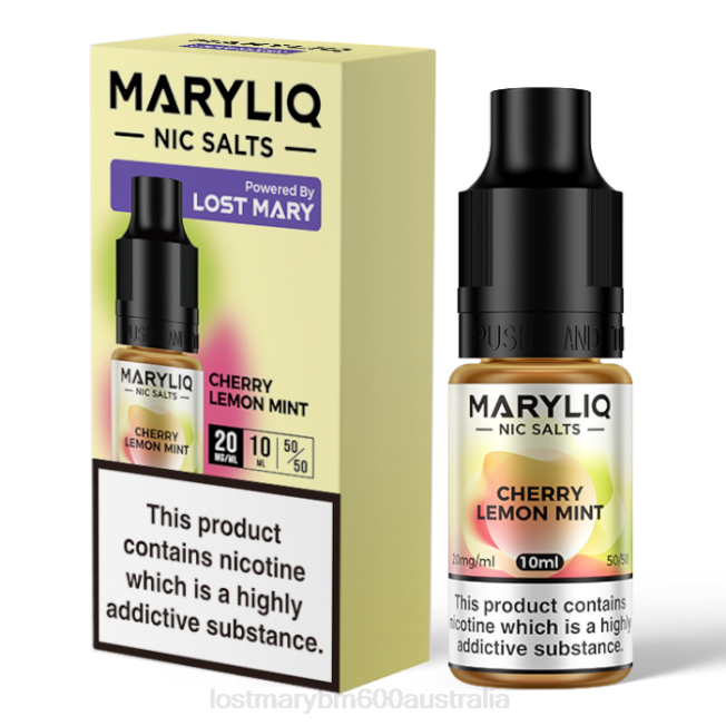 Lost Mary Flavours New L64B209 LOST MARY MARYLIQ Nic Salts - 10ml Cherry