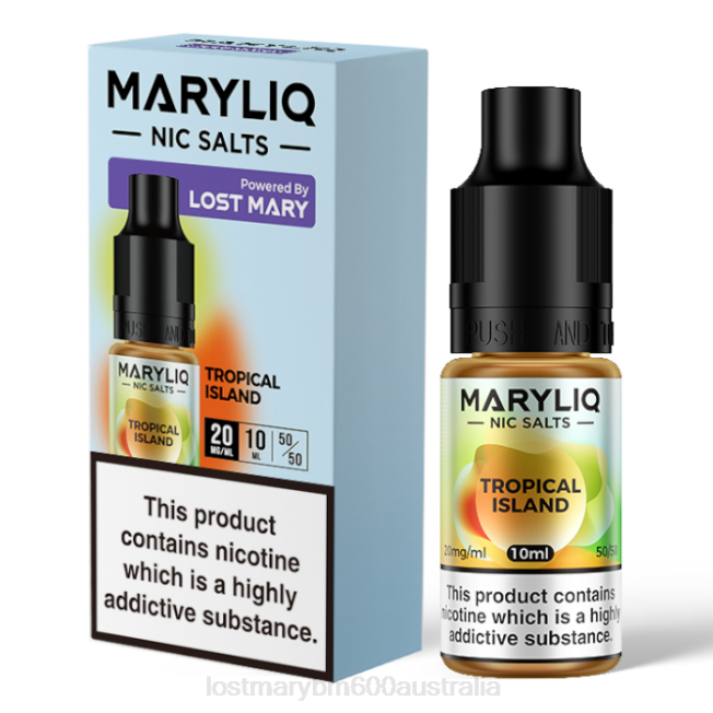 Lost Mary Flavours Ranked L64B218 LOST MARY MARYLIQ Nic Salts - 10ml Tropical