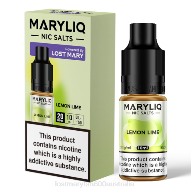 Lost Mary Vape Australia L64B211 LOST MARY MARYLIQ Nic Salts - 10ml Lemon