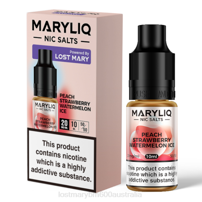 Lost Mary Vape Sydney L64B213 LOST MARY MARYLIQ Nic Salts - 10ml Peach