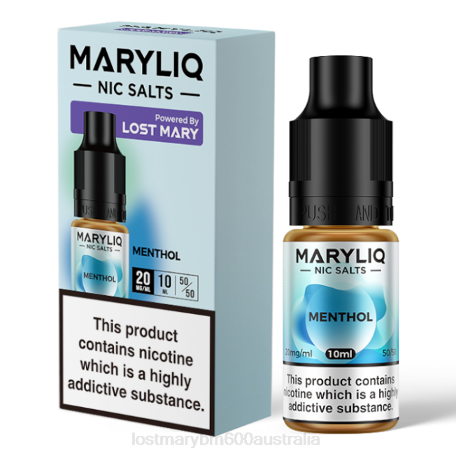 Lost Mary Vape Sydney L64B223 LOST MARY MARYLIQ Nic Salts - 10ml Menthol