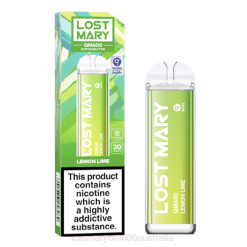 Lost Mary Flavours Ranked L64B168 LOST MARY QM600 Disposable Vape Lemon Lime