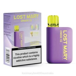 Lost Mary Flavours Ranked L64B188 LOST MARY DM600 X2 Disposable Vape Blue Razz Lemonade