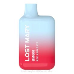 Lost Mary Vape Australia L64B151 LOST MARY BM600 Disposable Vape Red Apple Ice