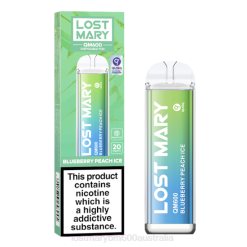 Lost Mary Vape Australia L64B161 LOST MARY QM600 Disposable Vape Blueberry Peach Ice