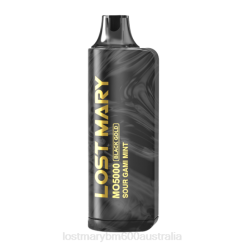 Lost Mary Vape Flavors L64B96 LOST MARY MO5000 Black Gold Edition Sour Gami Mint