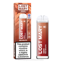 Lost Mary Vape Near Me L64B164 LOST MARY QM600 Disposable Vape Red Mojito