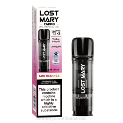 Lost Mary Vape Sydney L64B183 LOST MARY Tappo Prefilled Pods - 20mg - 2PK Mix Berries