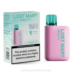 Lost Mary Vape Sydney L64B203 LOST MARY DM600 X2 Disposable Vape Cherry Ice