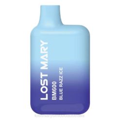 Lost Mary Wholesale L64B140 LOST MARY BM600 Disposable Vape Blue Razz Ice
