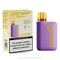 Lost Mary Wholesale L64B190 LOST MARY DM600 X2 Disposable Vape Blueberry Cloud